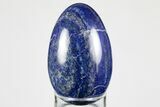 Polished Lapis Lazuli Egg - Pakistan #194514-1